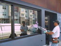 Installing Anti-Graffiti Window Film